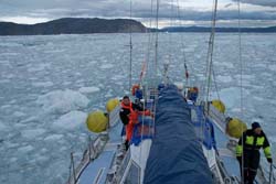 Arrival of the last members crew - Delphine Maratier